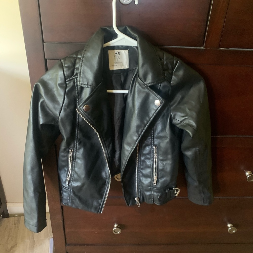 Girl’s H&M Leather Moto Jacket